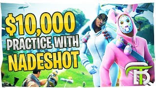 $10,000 KEEMSTAR FORTNITE TOURNAMENT PRACTICE W/ NADESHOT