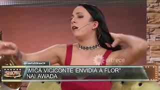 Flor Vigna le da clases a Nai Awada de cómo hacer juntadas