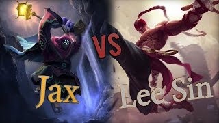 Джакс джангл против Лиcина/Jax jungle vs Lee Sin