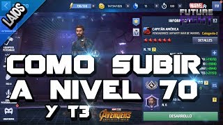 MARVEL: FUTURE FIGHT  ¿COMO SUBIR PERSONAJES A NIVEL 70? UNETE A KINGDOM LAIOS