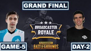 shroud & just9n | PUBG | Broadcaster Royale | Game-5 | Grand Final Day 2