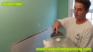 Bathroom Renovation- Drywall Taping- 1st and 2nd coat (Part 3)