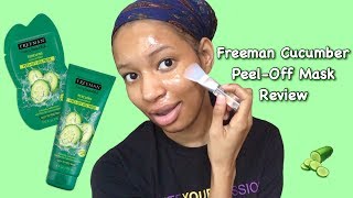 Freeman Renewing Cucumber Peel-Off Gel Mask Review | Mask Monday