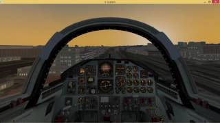 Полет над Санкт-Петербургом на JCS T-38A в X-Plane 10 (Ride over Saint-Peterburg in Talon)