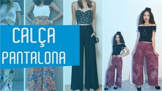 DIY: Calça Pantalona
