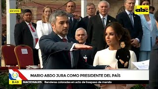 Abdo juró como Presidente