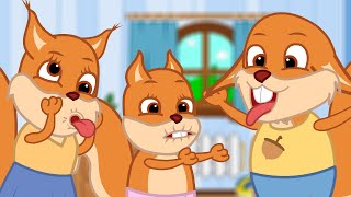 Famille d'Écureuil - Dont la Grimace Est Plus Drôle Vidéos Animé 2020 en Français 13+