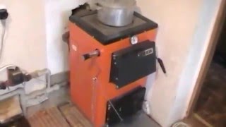Отзыв о твердотопливном котле Витязь КСТО 14
