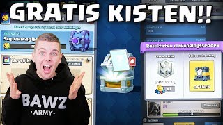 GRATIS KISTEN + CLAN WAR BELONING!! CLASH ROYALE NEDERLANDS