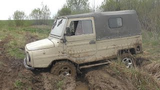 Возможности дизельного ЛуАЗа 4x4 на бездорожье. Большая подборка