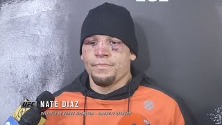UFC 202: Nate Diaz Backstage Interview