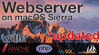 Install Full Webserver (Apache, PHP, MySQL, phpMyAdmin) | macOS