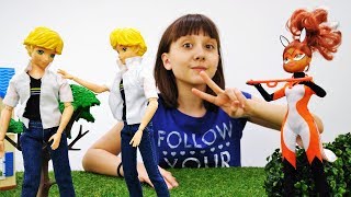 Новая Кукла из мультфильма Леди Баг. Рена Руж - Распаковка! Видео для девочек