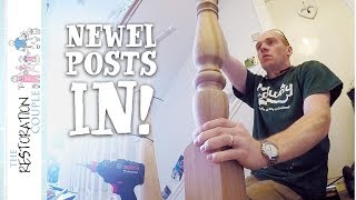 Stair Renovation - Newel Posts & Bases