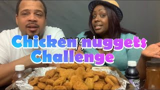100 CHICKEN NUGGETS IN 10 MINUTES * CHALLENGE*