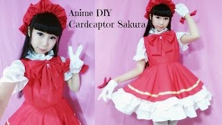 Anime Costume DIY – How to make Cardcaptor Sakura Costume + Hat (easy) - 魔卡少女樱 - カードキャプターさくら
