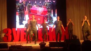 Инсценировка военной песни. Лагерь Зубрёнок. Смоленский кадетский корпус.