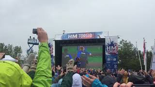 Iceland Viking Clap LIVE from Reykjavik 2018 FIFA World Cup ISL 1:1 ARG