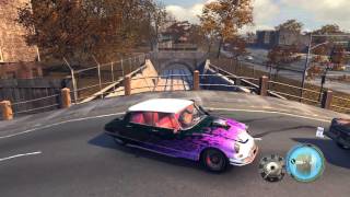 Mafia 2 - Прыжок с трамплина (об дерево потрачено) (Gameplay)