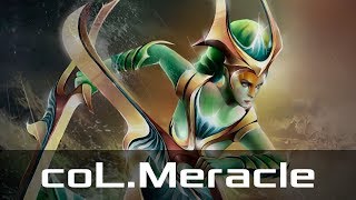 coL.Meracle — Naga Siren, Mid Lane (Jun 1, 2019) | Dota 2 patch 7.22 gameplay