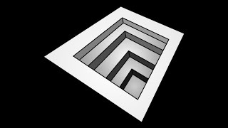 How to draw 3d illusions on paper - 3d stairs | Как нарисовать 3d иллюзию на бумаге (3d лестница)
