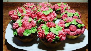 Лимонные Кексы. Украшение Кексов Кремом Масленым