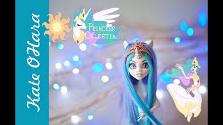 Как нарисовать лицо кукле. ООАК принцесса Селестия / Princess Celestia.