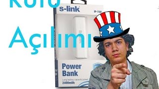 Kutu Açılımı - S-Link IP 730 Taşınabilir Pil