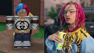 Lil Pump plays ROBLOX!