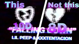 (10D audio) falling down(lil peep ) lil peep ft xxxtentacion