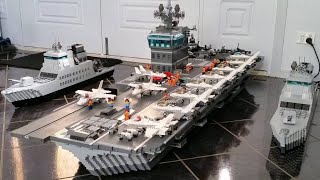 Custom LEGO Aircraft Carrier, Tanks, Planes & More - by TWoods2001