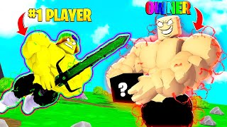 I got ADMIN LEVELS to FIGHT the OWNER to get OWNER ONLY ITEMS.. (Roblox)