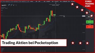 Trading mit Aktien bei Pocketoption