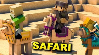 Minecraft SAFARI - TEN CZŁOWIEK COŚ UKRYWA... #1