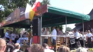Dożynki w parafii Jeruzal z udziałem aktorów serialu "Ranczo" - 16.08.2009