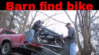 1979 Jawa 350 barn find motorcycle.
