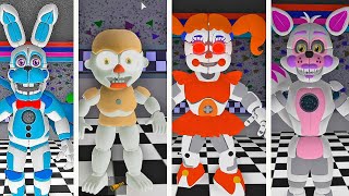 21 Animatronics FUNTIME DE GRAÇA NO Roblox Circus Baby's Pizza World Roleplay!