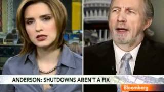 Anderson Says There Is `Real Chance' of Federal Shutdown