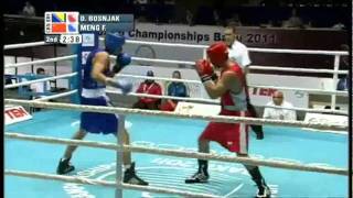 Light Heavy (81kg) R16 - Bosnjak Dzemal (BIH) VS Meng Fanlong (CHN) - 2011 AIBA World Champs