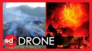 Drone Footage Shows DEVASTATION from La Palma Eruption