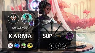 Karma Support vs Morgana - KR Challenger Patch 9.11