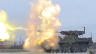 M1128 Stryker, the most powerful US wheeled tank - М1128 Страйкер, самый мощный танк с колесами США
