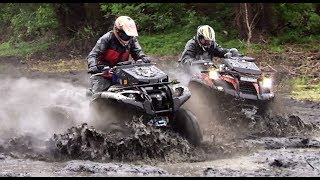 ДРЭГ-РЭЙСИНГ ПО ГРЯЗИ НА КВАДРОЦИКЛАХ YAMAHA , BALTMOTORS И BRP !