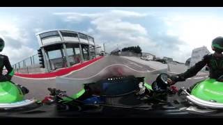 Kawasaki xtreme Motorcycle race in VR 360° - part 1
