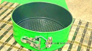 Что делать, если разъемная форма для выпечки протекает.