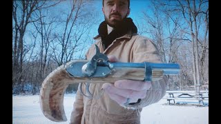 Shooting my Homemade Pistol, (Black Powder!)