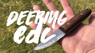 Deering Knives EDC Bushcrafter | Holy Grail Custom Knife