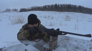 ИЖ 18 МН 308 вин, Пристрелка открытого прицела, Обкатка ствола нарезного оружия, патроны кентавр