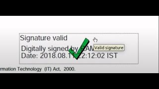 Digital signature validation Step by step