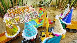Happy New Year! 중장비 자동차 장난감 트럭놀이